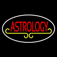 Red Astrology White Border Neonkyltti