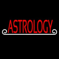 Red Astrology White Line Neonkyltti