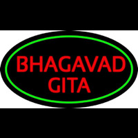 Red Bhagavad Gita With Border Neonkyltti