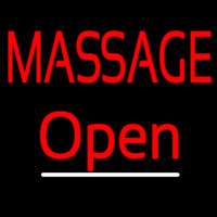 Red Block Massage Open Neonkyltti