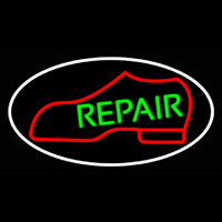 Red Boot Green Repair With Border Neonkyltti