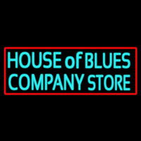 Red Border House Of Blues Company Store Neonkyltti