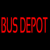 Red Bus Depot Neonkyltti