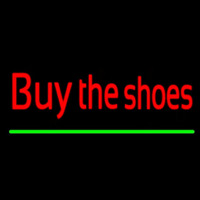 Red Buy The Shoes Neonkyltti