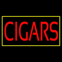 Red Cigars With Yellow Border Neonkyltti