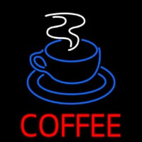 Red Coffee With Cup Neonkyltti