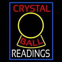 Red Crystal Ball White Reader Neonkyltti