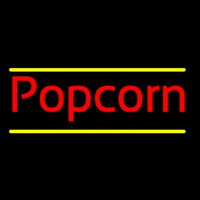 Red Cursive Popcorn Neonkyltti