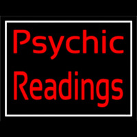 Red Cursive Psychic Readings With White Border Neonkyltti