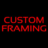 Red Custom Framing 1 Neonkyltti