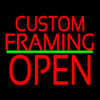 Red Custom Framing With Open 1 Neonkyltti