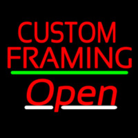 Red Custom Framing With Open 2 Neonkyltti