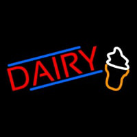 Red Dairy With Logo Neonkyltti