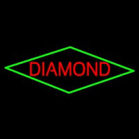 Red Diamond Block Neonkyltti