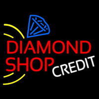Red Diamond Shop Neonkyltti