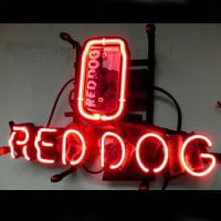 Red Dog Olut Baari Neonkyltti