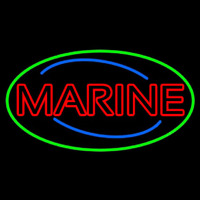 Red Double Stroke Marine Neonkyltti