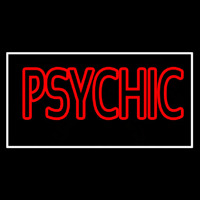 Red Double Stroke White Psychic Neonkyltti