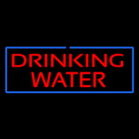 Red Drinking Water With Blue Border Neonkyltti