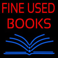 Red Fine Used Books Neonkyltti