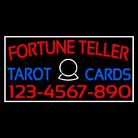 Red Fortune Teller Blue Tarot Cards With Phone Number Neonkyltti