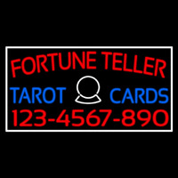 Red Fortune Teller Blue Tarot Cards With Phone Number Neonkyltti