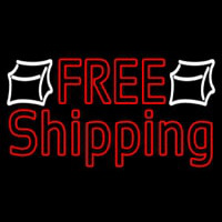 Red Free Shipping Neonkyltti