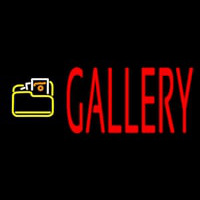 Red Gallery With Logo Neonkyltti