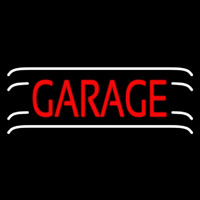 Red Garage Block Neonkyltti
