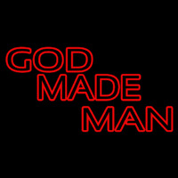 Red God Made Man Neonkyltti