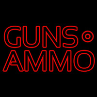 Red Guns Ammo Neonkyltti