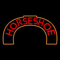 Red Horseshoe Neonkyltti