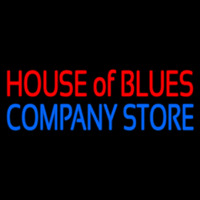 Red House Of Blues Blue Company Store Neonkyltti