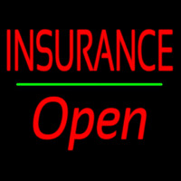 Red Insurance Open Green Line Neonkyltti