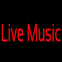 Red Live Music 2 Neonkyltti