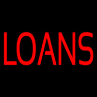Red Loans Neonkyltti