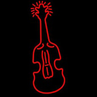 Red Logo Violin Neonkyltti