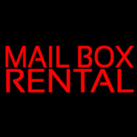Red Mail Bo  Rentals Block Neonkyltti
