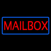Red Mailbo  Neonkyltti