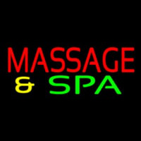 Red Massage And Spa Neonkyltti