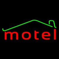 Red Motel With Symbol Neonkyltti