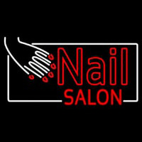 Red Nail Salon Neonkyltti