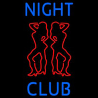 Red Night Club Girls Neonkyltti