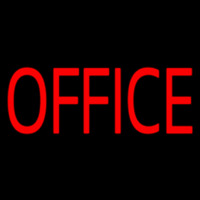 Red Office Neonkyltti