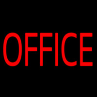 Red Office Neonkyltti