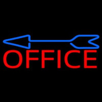 Red Office With Arrow 1 Neonkyltti