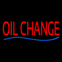Red Oil Change Blue Line Neonkyltti