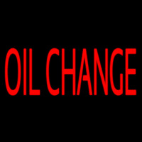 Red Oil Change Neonkyltti
