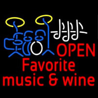 Red Open Music Fovorite Music And Wine Neonkyltti