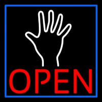Red Open Psychic Blue Border Neonkyltti